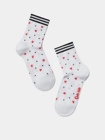 Шкарпетки та гольфи Conte Kids модель 5С-11 СП 499 білий Фото