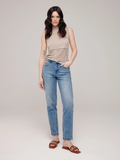 Джинсы Conte Elegant модель CON-410-washed blue Фото