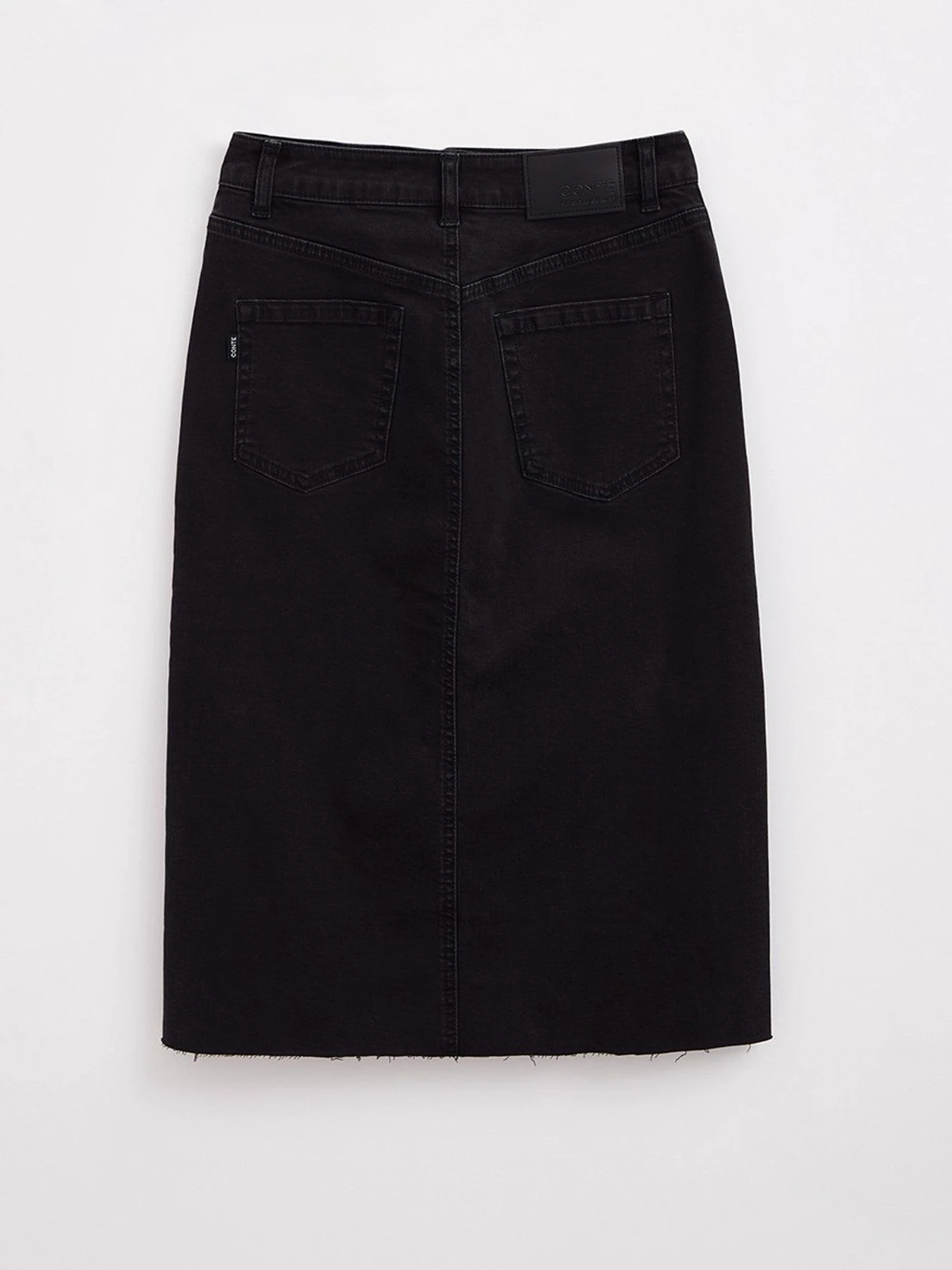 Юбки Conte Elegant модель CON-439-washed black Юбки Conte Elegant модель CON-439-washed black Фото
