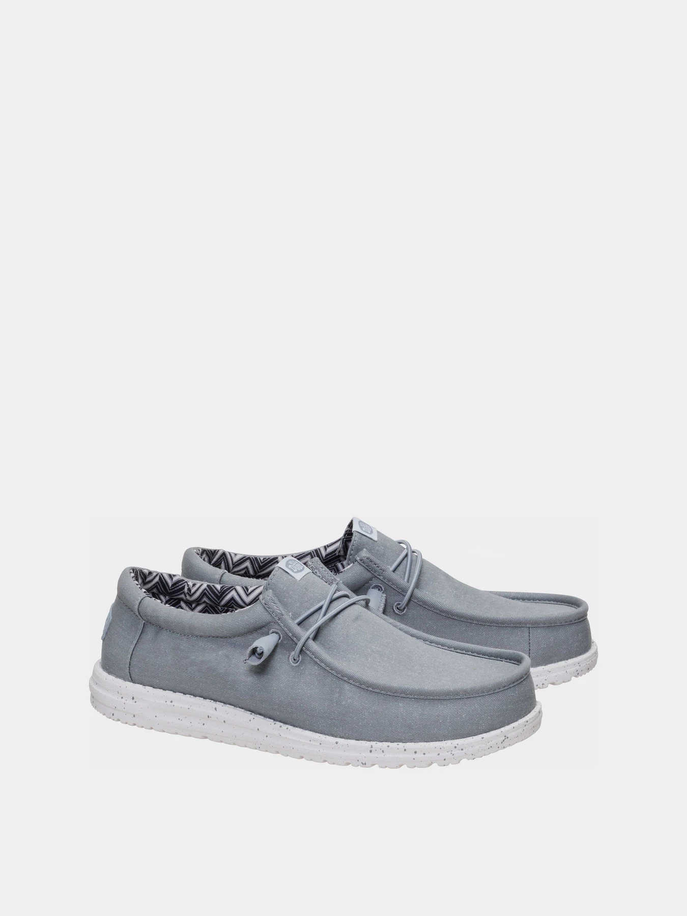 Сліпони та мокасини HEY DUDE WALLY STRETCH CANVAS LGR модель 40700-007 Фото