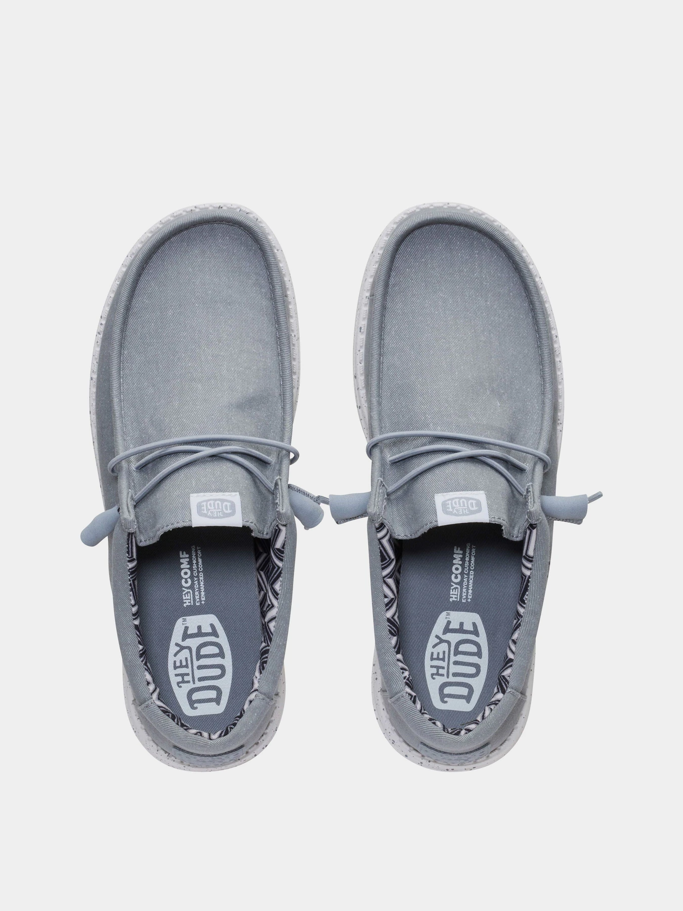 Сліпони та мокасини HEY DUDE WALLY STRETCH CANVAS LGR модель 40700-007 Фото