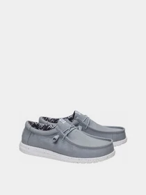 Сліпони та мокасини HEY DUDE WALLY STRETCH CANVAS LGR модель 40700-007 Фото