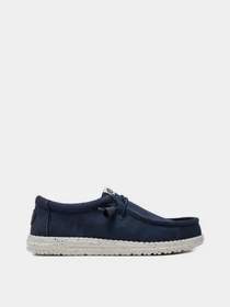 Сліпони та мокасини HEY DUDE WALLY STRETCH CANVAS NAVY модель 40700-410 Фото