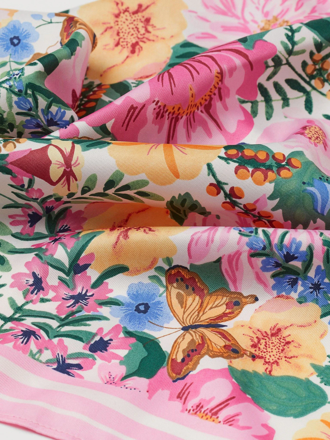 Шарфы и платки H&M модель 0959909_рожевий комб. Шарфы и платки H&M модель 0959909_рожевий комб. Фото