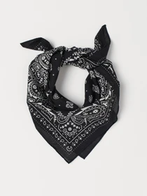 Шарфи та хустки H&M модель 0755487_чорний з білим Фото