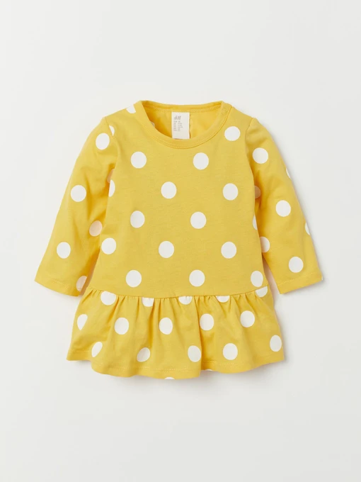 Платья H&M модель 0778169_жовтий з білим Фото