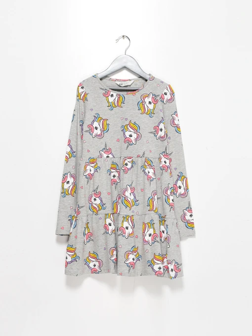 Платья H&M модель 0912312_сірий комб. Фото