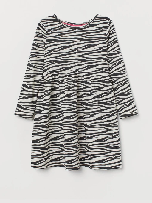 Платья H&M модель 0739672_сірий комб. Фото