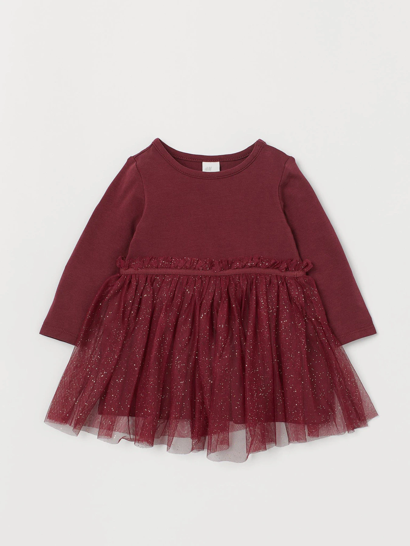 Платья H&M модель 0873109_бордовий Платья H&M модель 0873109_бордовий Фото