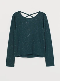 Худи и свитшоты H&M модель 0887809_т.зелений комб. Фото