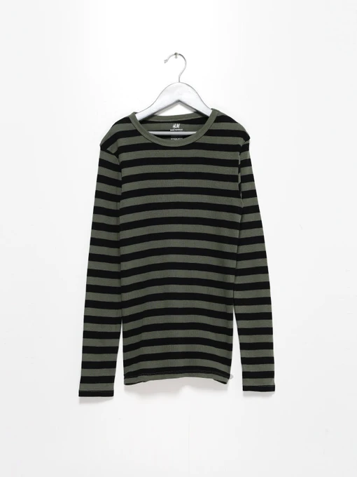 Худі та світшоти H&M модель 0493836_хакі з чорним Фото