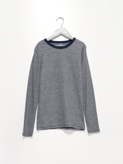 Худі та світшоти H&M модель 0493836_т.синій комб. Фото