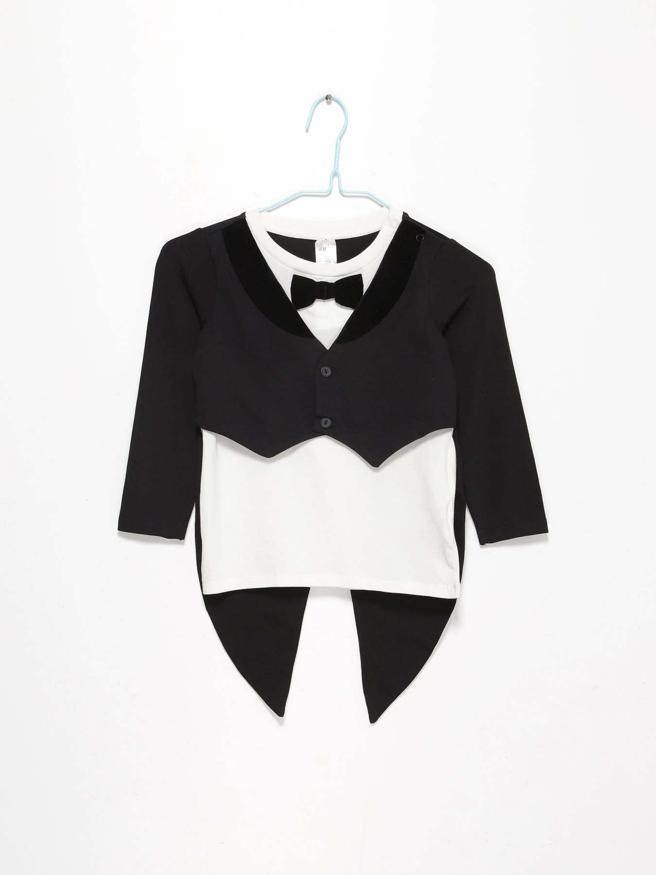 Худи и свитшоты H&M модель 0808966_чорний з білим Фото
