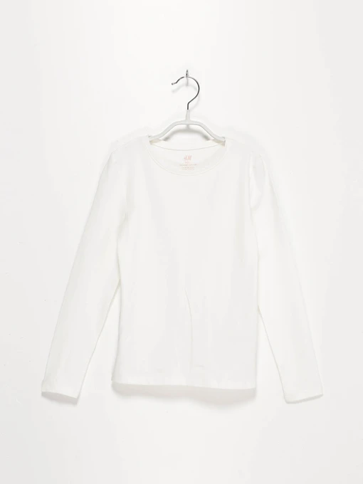 Худі та світшоти H&M модель 0620424_білий Фото