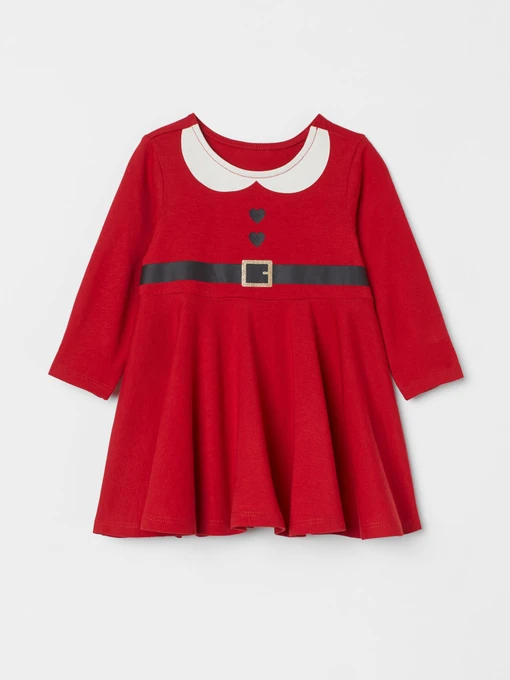 Платья H&M модель 0865791_червоний комб. Фото