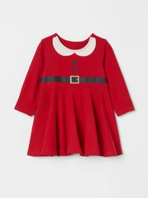 Платья H&M модель 0865791_червоний комб. Фото
