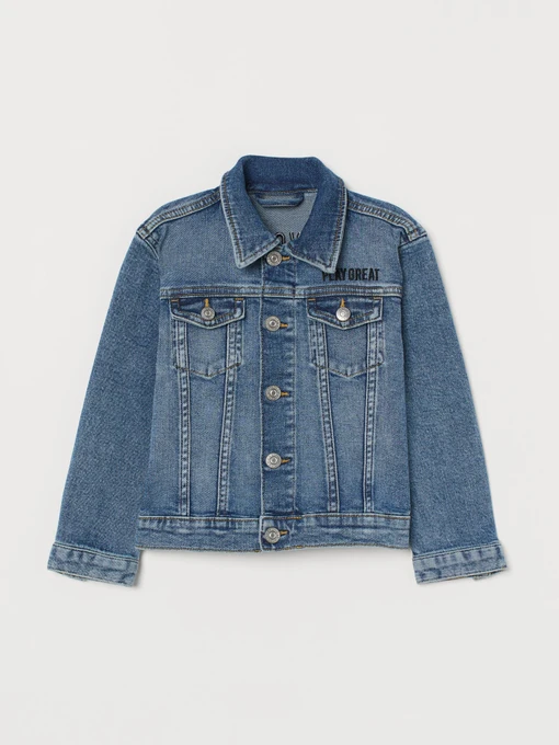 Куртки и дубленки H&M модель 0839939_синій комб. Фото