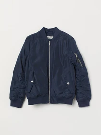 Куртки та дублянки H&M модель 0686707_т.синій Фото