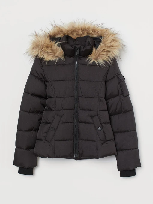 Куртки и дубленки H&M модель 0762618_чорний Фото
