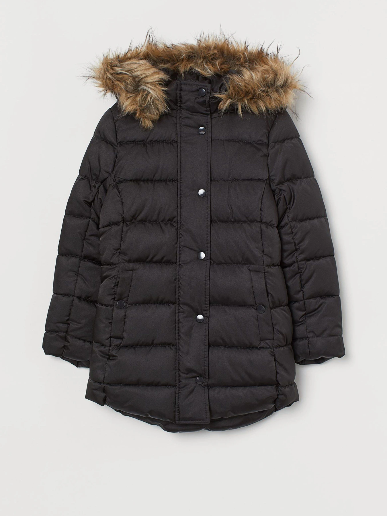 Куртки и дубленки H&M модель 0872135_чорний Куртки и дубленки H&M модель 0872135_чорний Фото