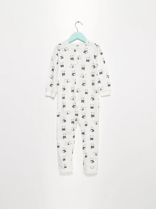 Одяг для немовлят H&M модель 0769102_білий з чорним Фото