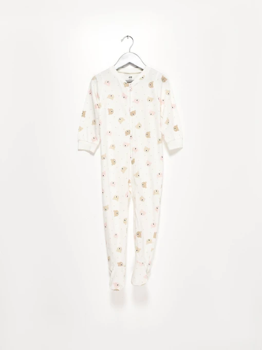 Одяг для немовлят H&M модель 0310091_білий комб. Фото