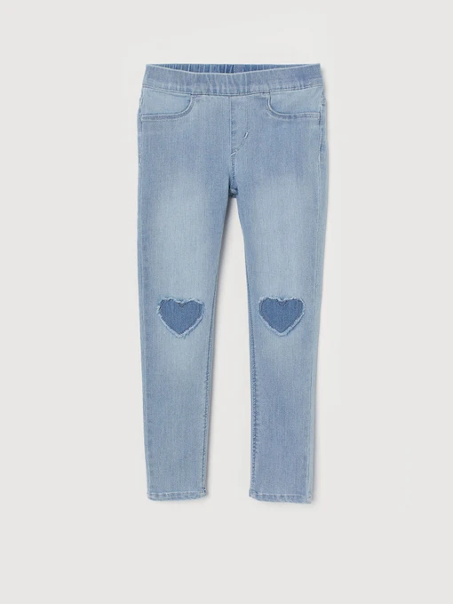 Брюки H&M модель 0739802_блакитний Фото