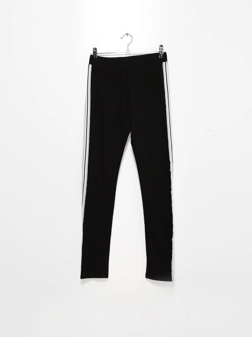 Брюки H&M модель 0865977_чорний комб. Фото