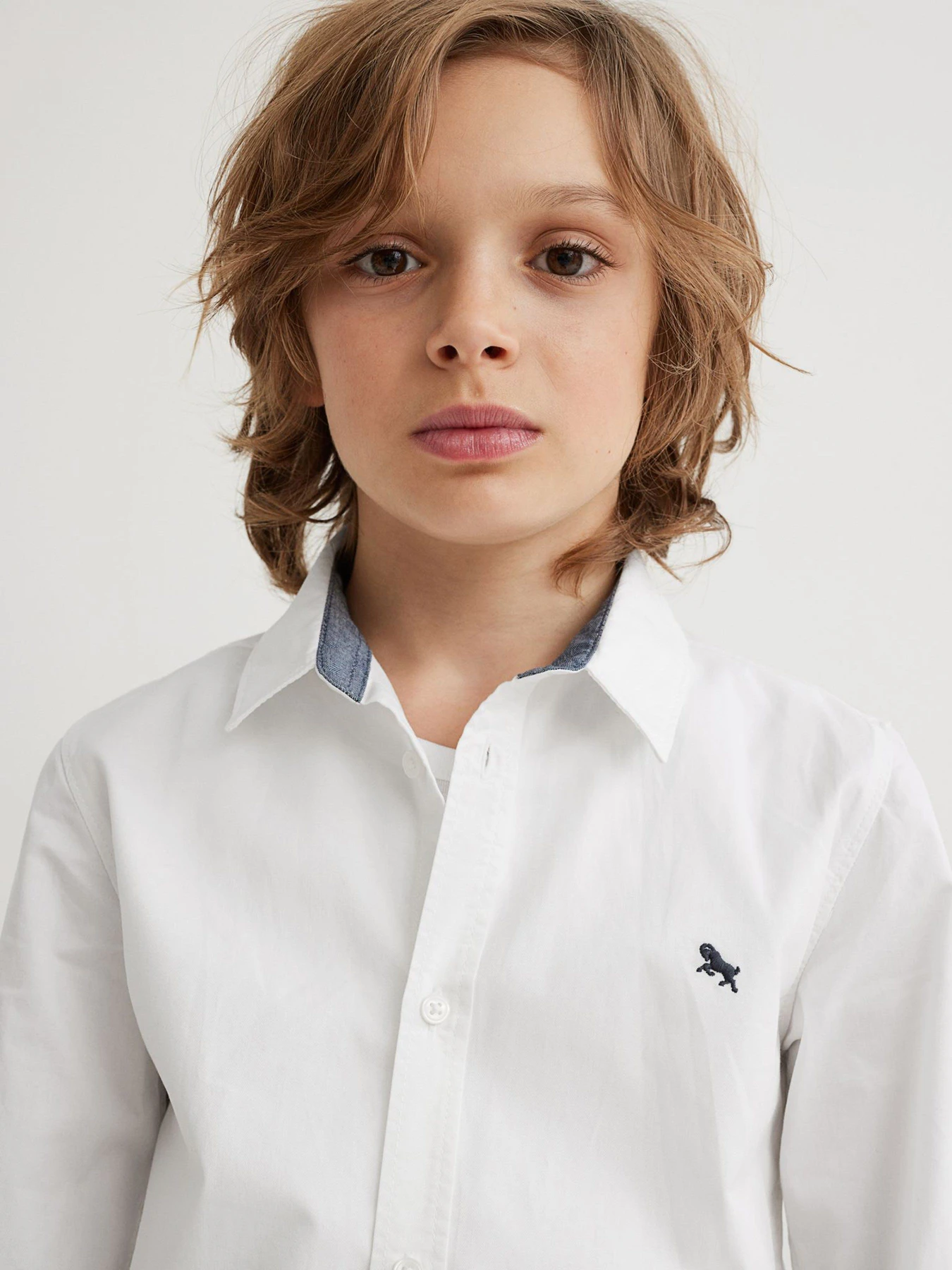 Рубашки H&M модель 0688464_білий Фото