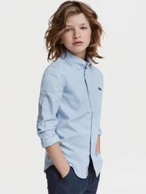 Рубашки H&M модель 0325873_с.синій Фото