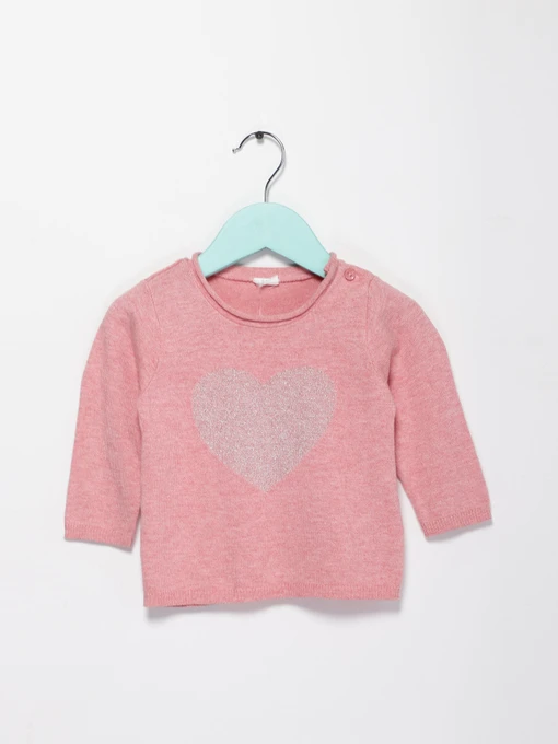 Светри та кардигани H&M модель 0219299_рожевий комб. Фото