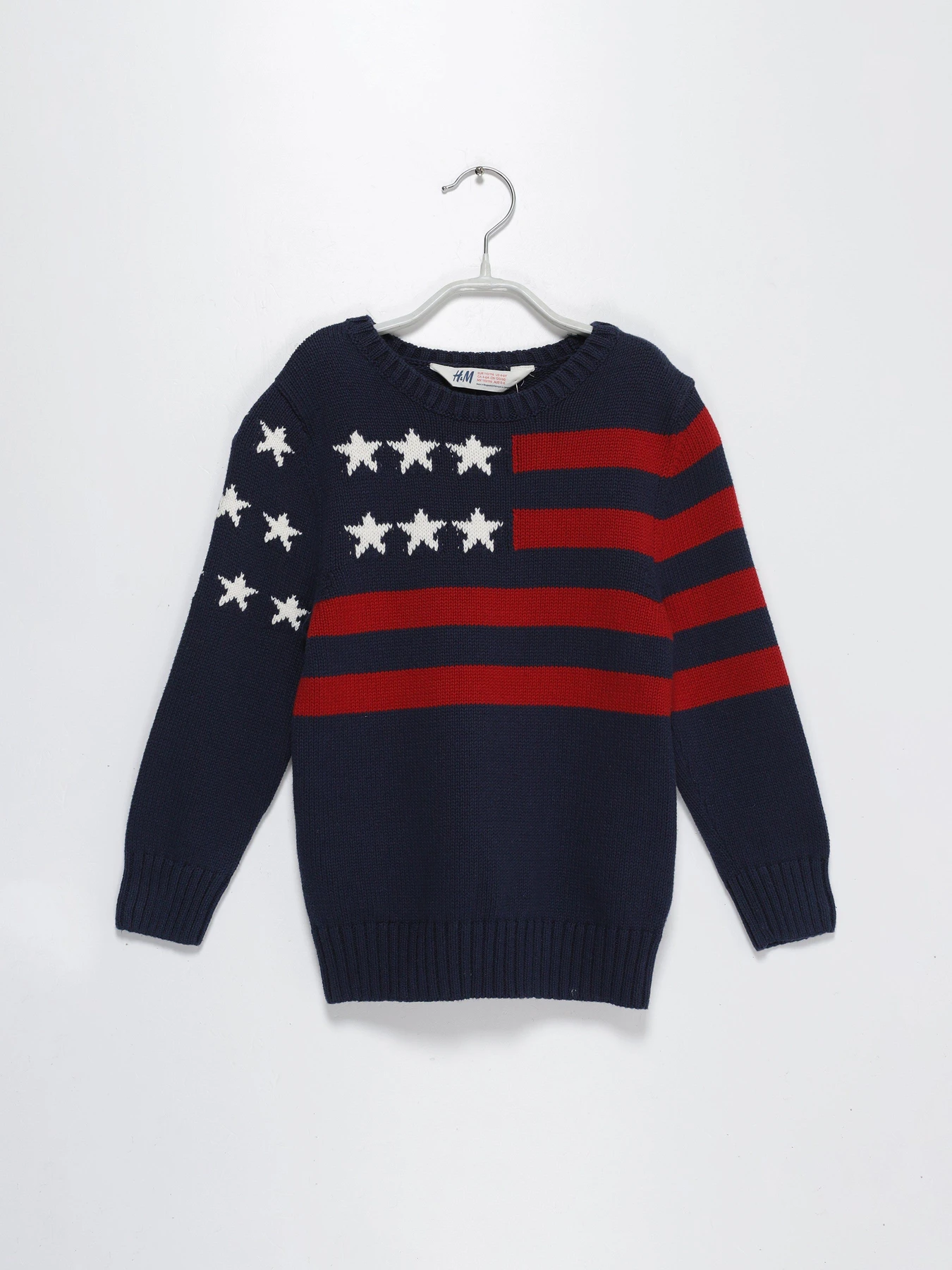 Свитры и кардиганы H&M модель 0389087_т.синій комб. Фото