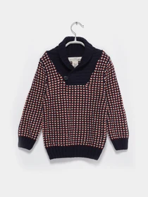 Свитры и кардиганы H&M модель 0389094_т.синій комб. Фото