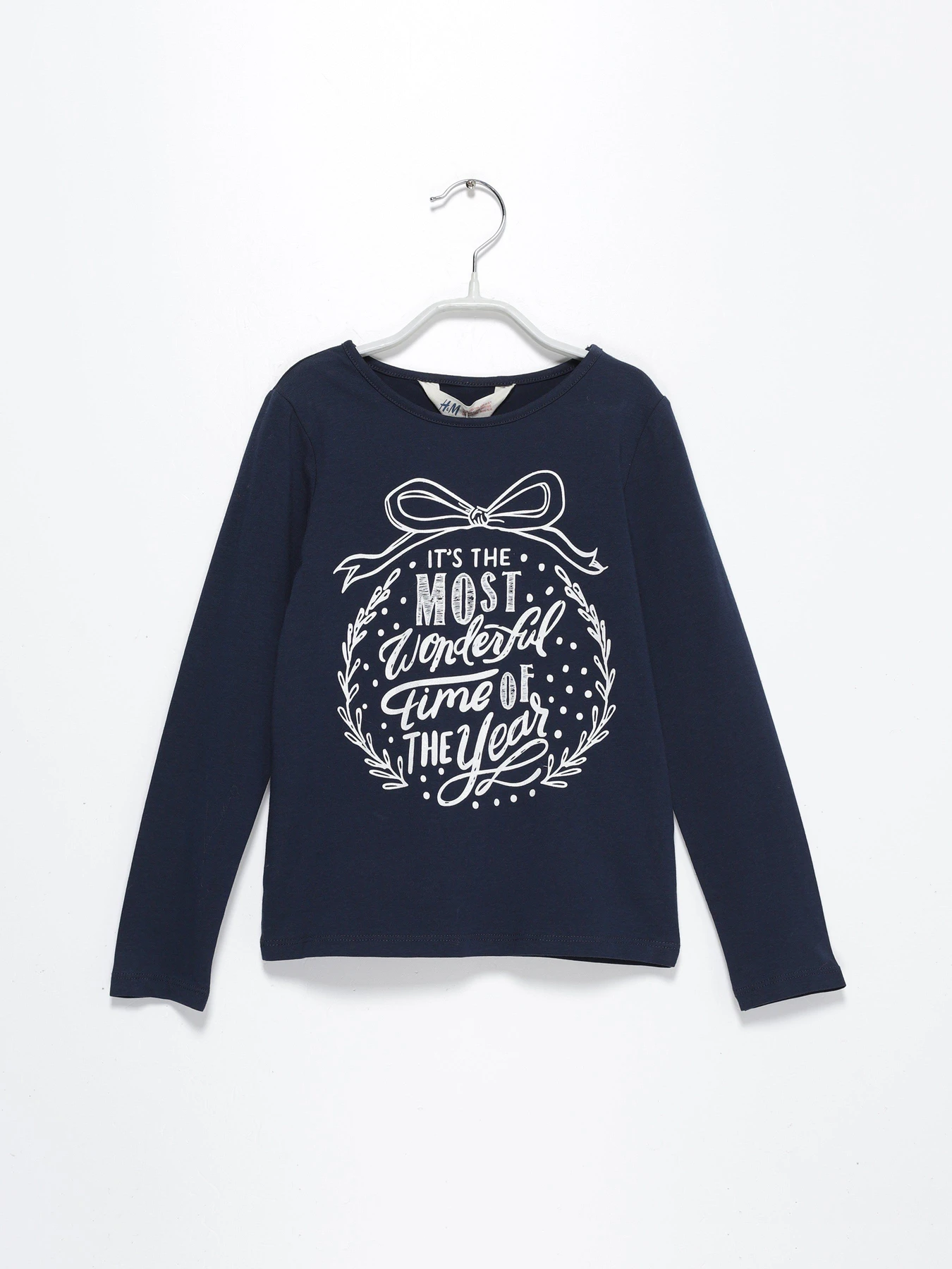 Худи и свитшоты H&M модель 0390085_т.синій з білим Фото
