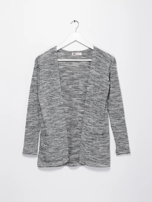 Свитры и кардиганы H&M модель 0393855_сірий комб. Фото