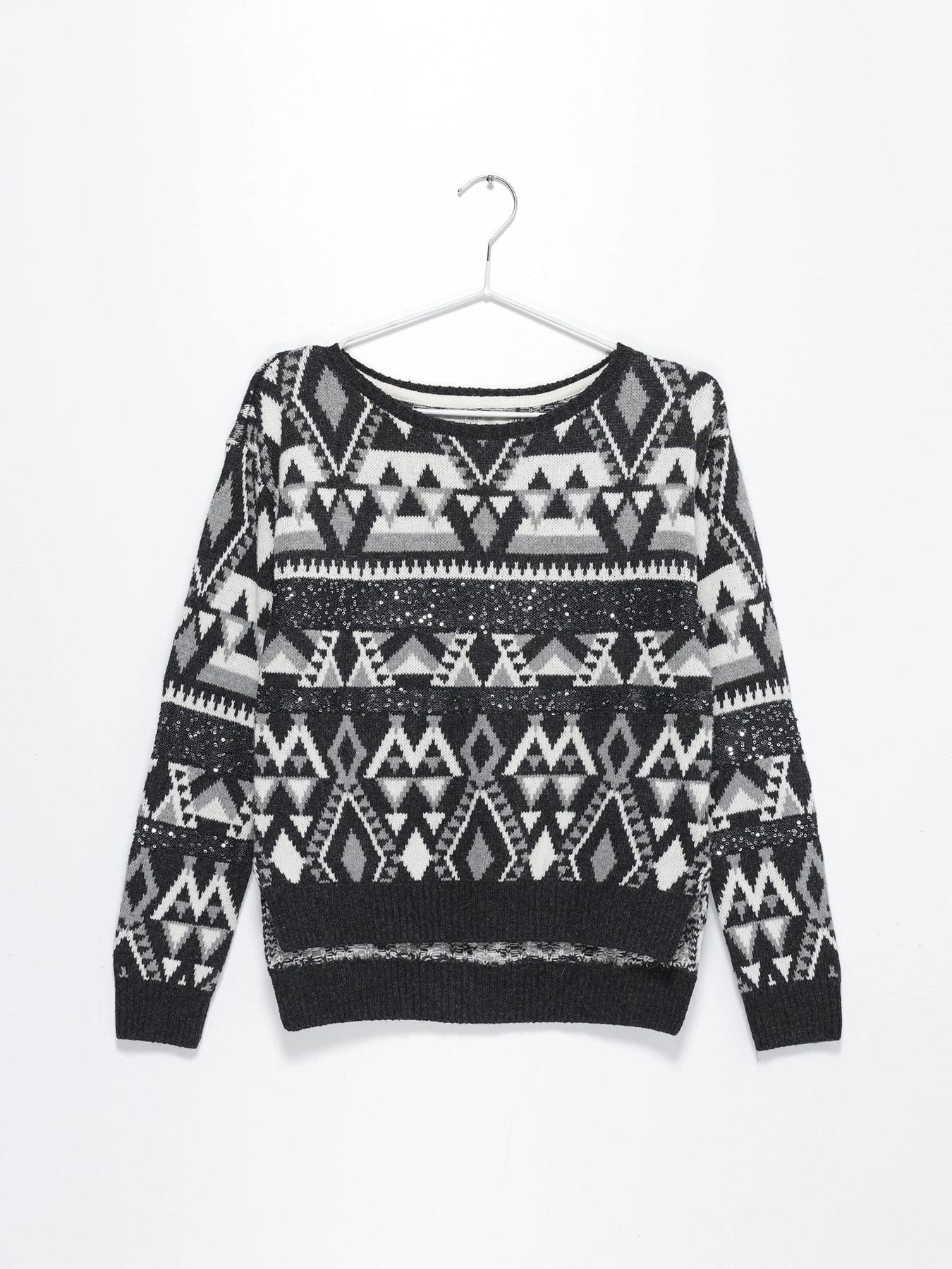 Свитры и кардиганы H&M модель 0399041_т.сірий комб. Свитры и кардиганы H&M модель 0399041_т.сірий комб. Фото