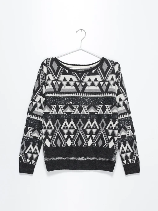 Свитры и кардиганы H&M модель 0399041_т.сірий комб. Фото