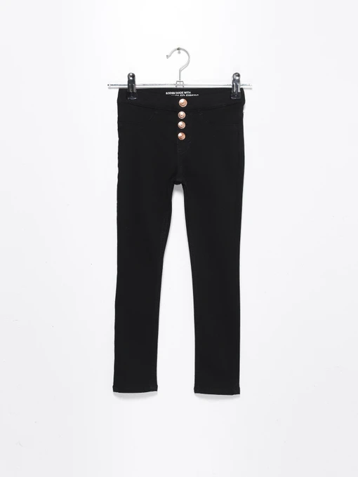 Брюки H&M модель 0410495_чорний Фото