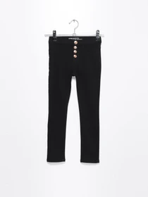 Брюки H&M модель 0410495_чорний Фото