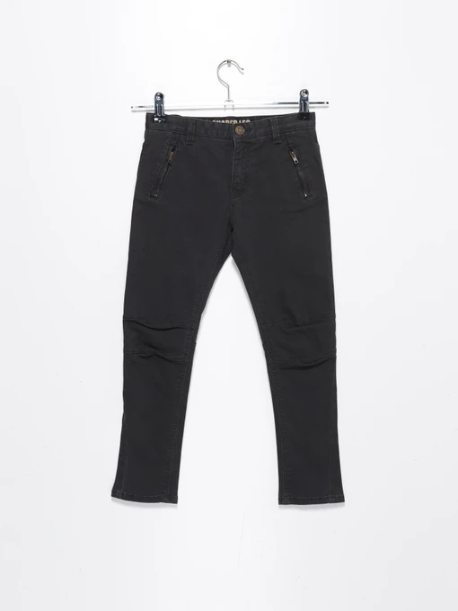 Брюки H&M модель 0444115_чорний Фото