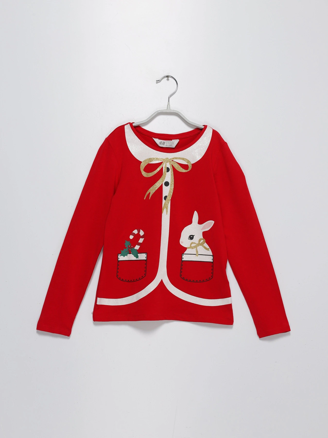 Худи и свитшоты H&M модель 0498376_червоний комб. Фото