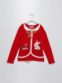 Худи и свитшоты H&M модель 0498376_червоний комб. Фото