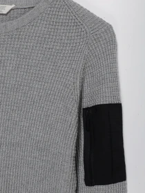 Свитры и кардиганы H&M модель 0500018_сірий з чорним Фото