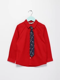 Рубашки H&M модель 0503820_червоний Фото