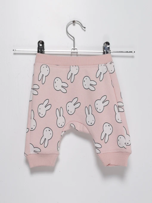 Брюки H&M модель 0511248_рожевий комб. Фото