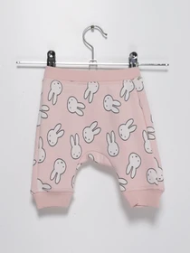 Брюки H&M модель 0511248_рожевий комб. Фото