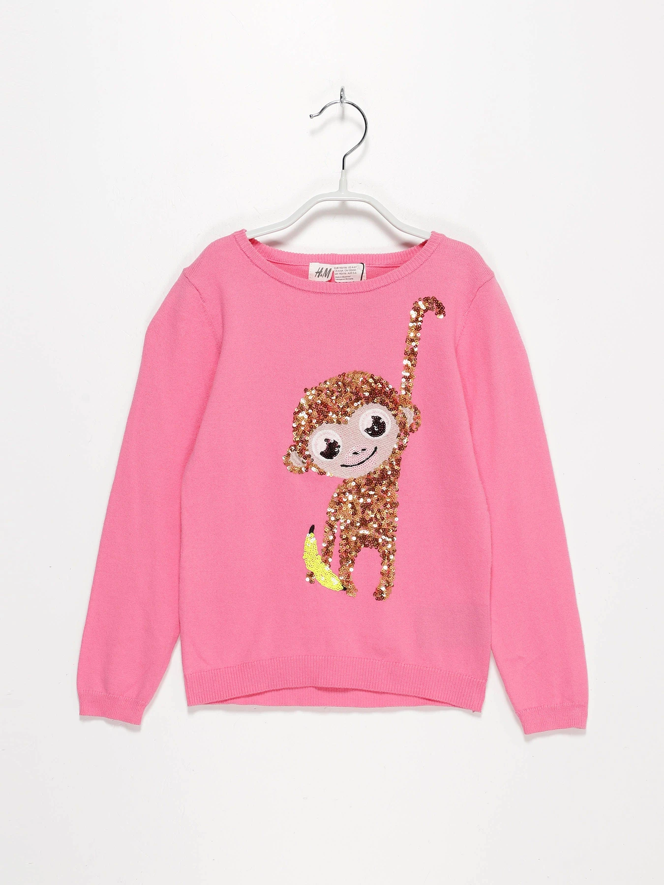 Светри та кардигани H&M модель 0549390_рожевий комб. Фото
