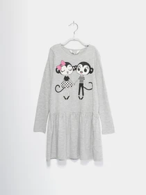 Платья H&M модель 0565186_сірий комб. Фото