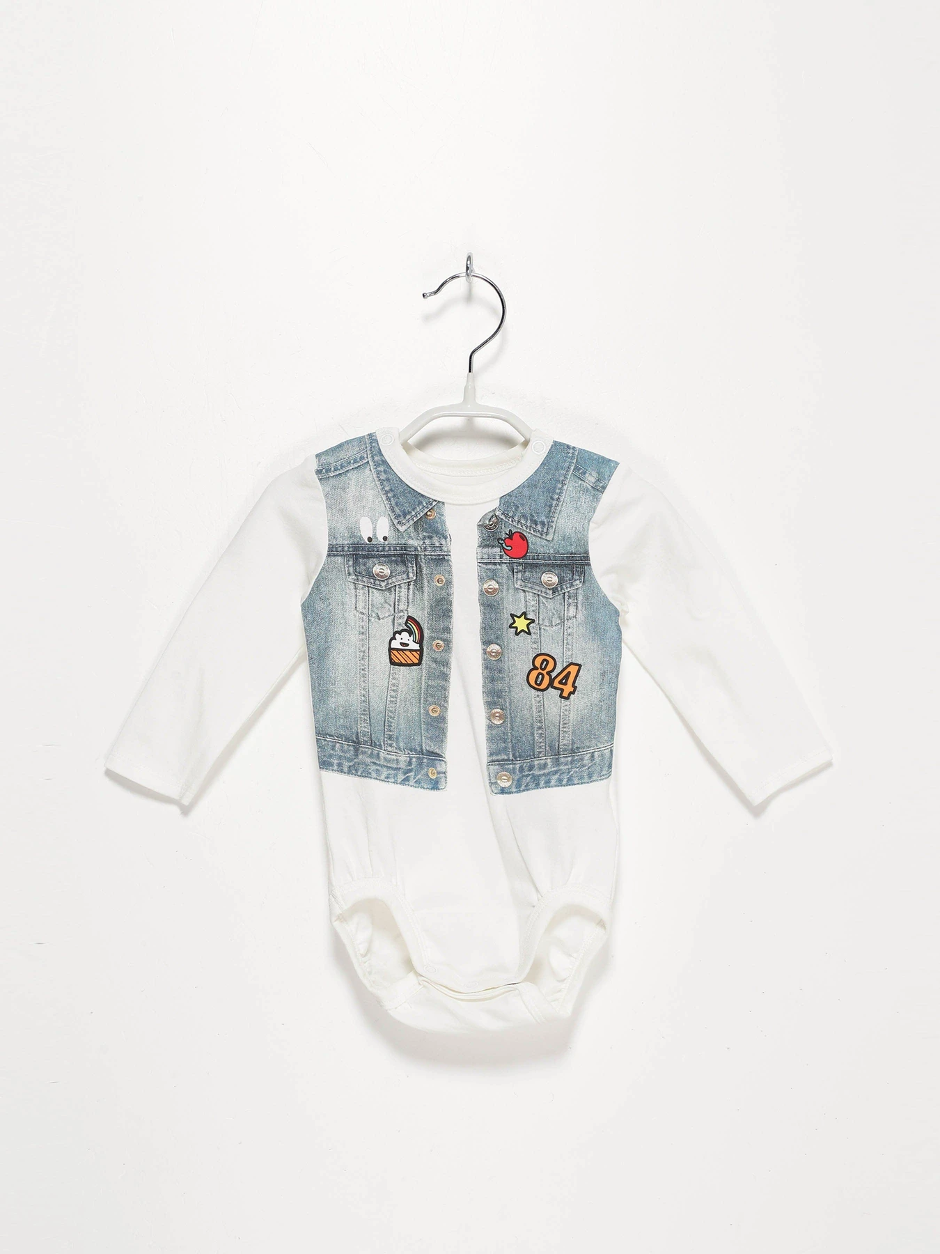 Одяг для немовлят H&M модель 05841120_білий комб. Фото