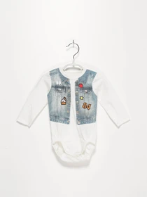 Одяг для немовлят H&M модель 05841120_білий комб. Фото